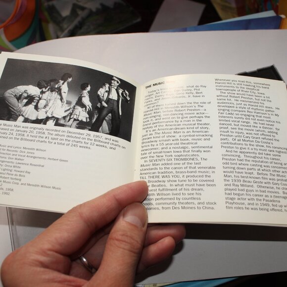 3/$55❤️THE MUSIC MAN 1957 Original Broadway Cast Classics CD Robert Preston - Picture 10 of 11